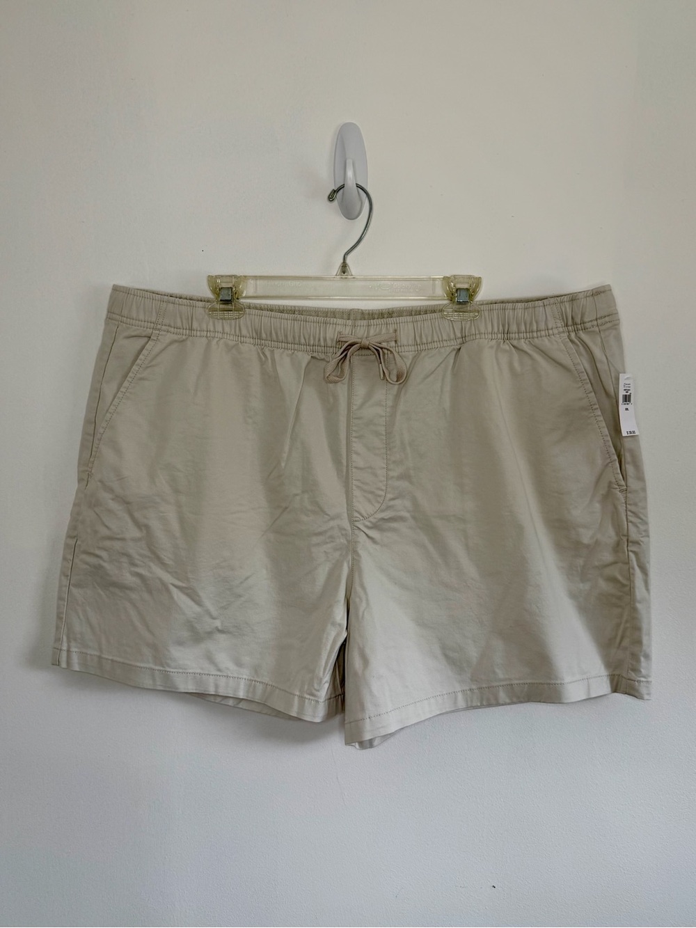 GAP Men’s Pull-On Stretch Shorts XXL Beige/Tan NWT